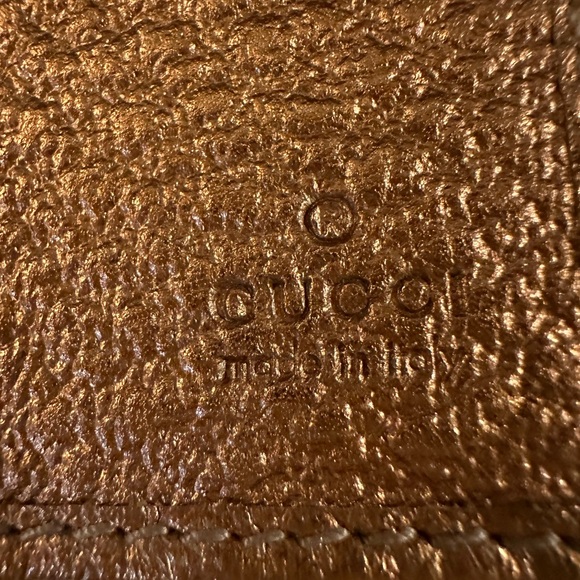 GUCCI Hasler Horsebit Metallic Leather Wallet EUC - Picture 14 of 15